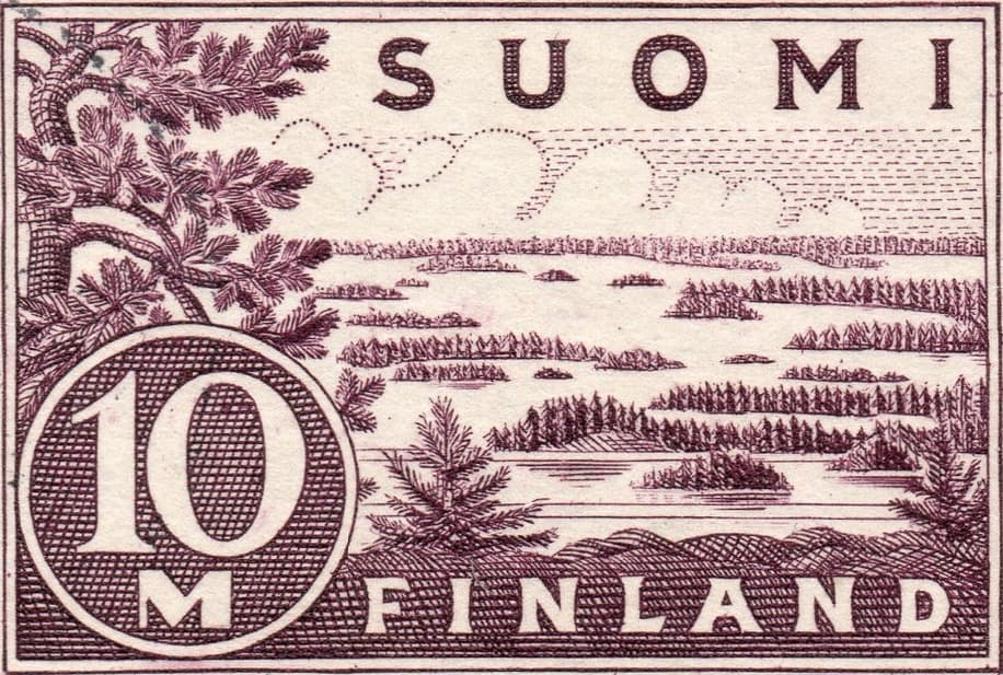 A Finnish postage stamp